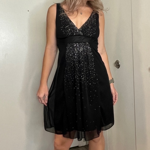 y2k vintage ruby rox mesh sparkle dress - Picture 1 of 10